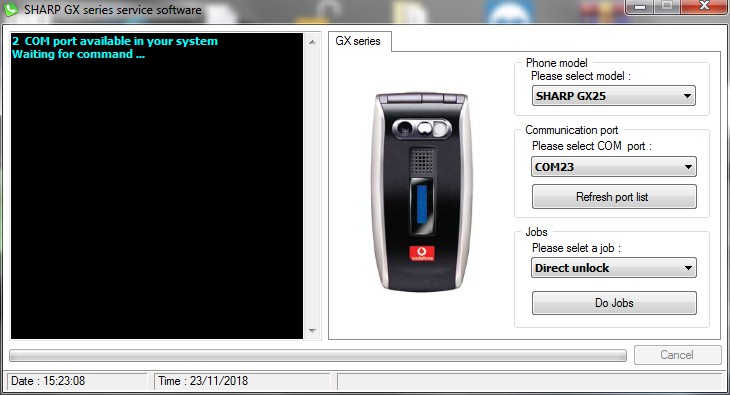 unlock sharp gx10 gx15 gx17 gx25 gx29 free for sharp unlocker