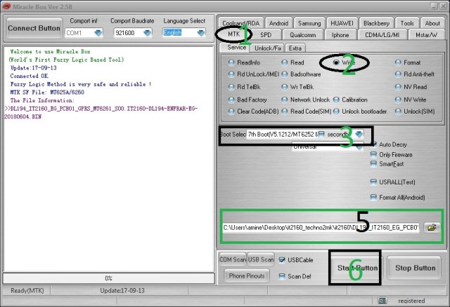 itel 2160 firmware for  Miracle Box 2.58 Crack