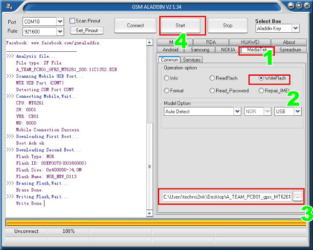 alcatel one touch 1052g MT6261 firmware 2019  