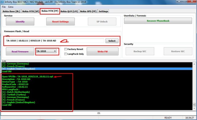  nokia 105 ta-1010  firmware V10.02.11